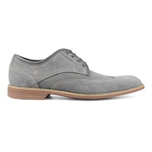 Gray dress shoes